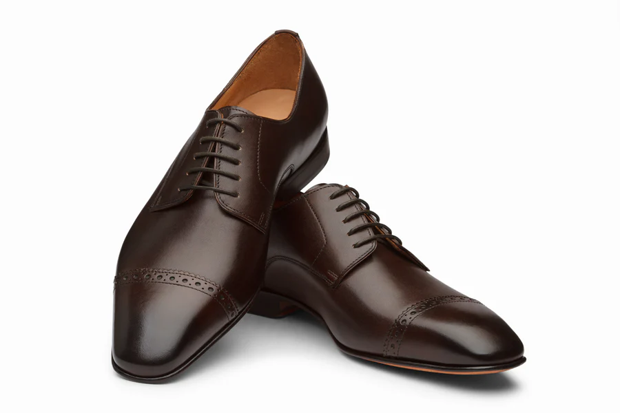 Captoe Derby - Dark Brown