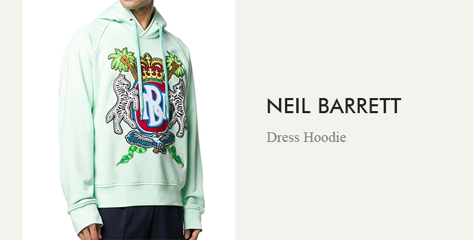 Neil Barrett Dress Hoodies