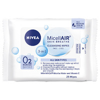 Nivea MicellAIR Facial Wipes 25 Pack