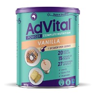 AdVital Nutritionally Complete Powder - Vanilla 500g