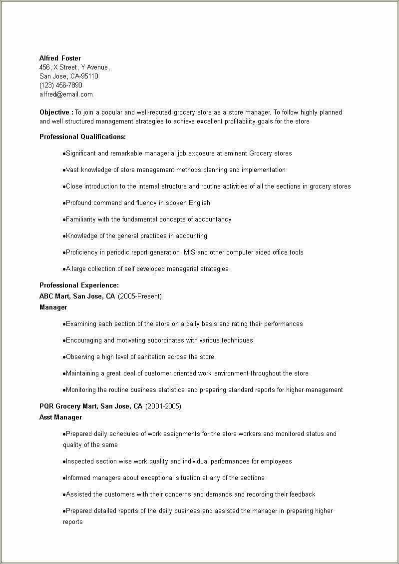 Pizza Hut General Manager Resume Resume Example Galle - vrogue.co