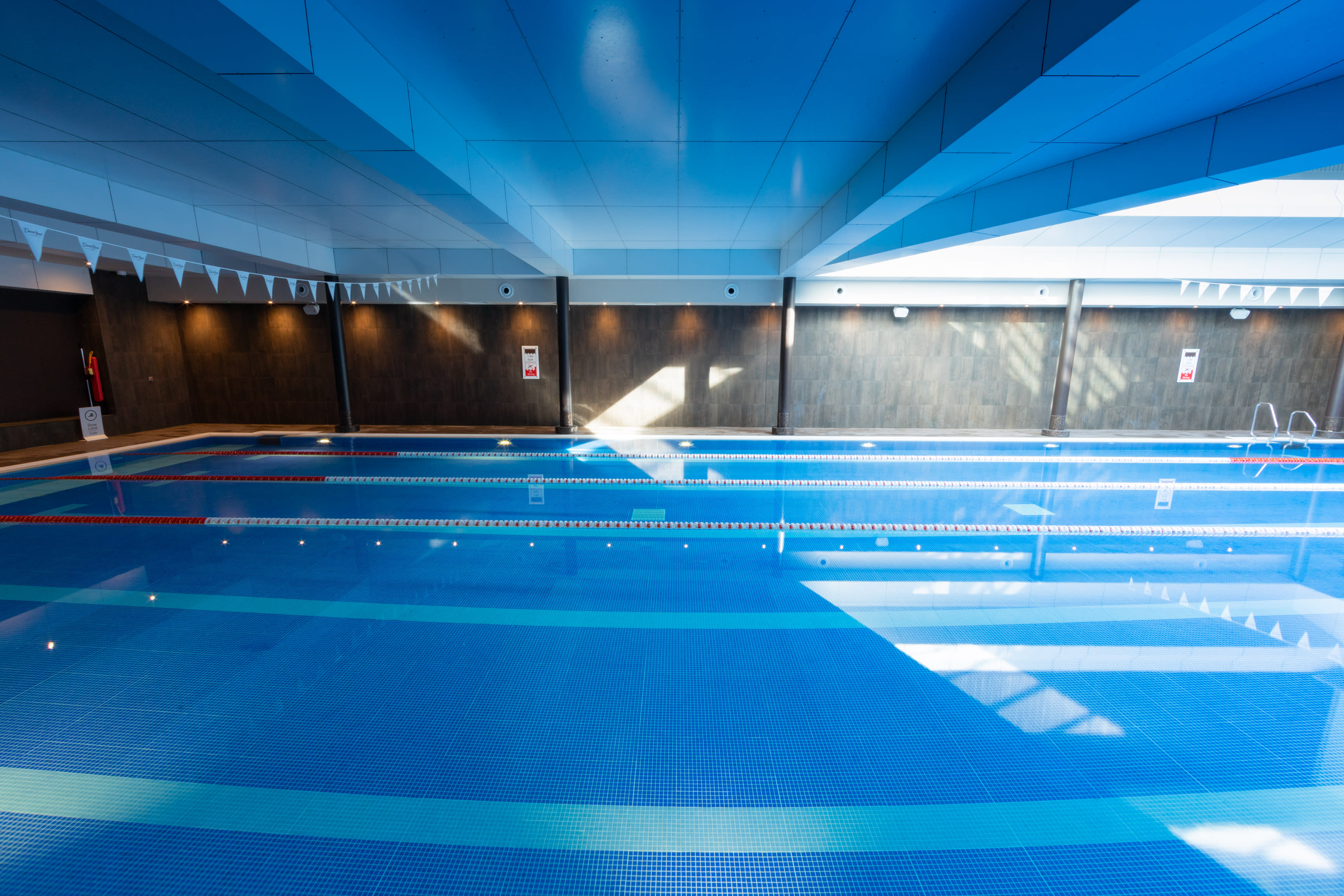 The indoor pool at David Lloyd Cricklewood Lane