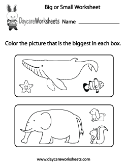 Preschool Measurement Worksheets