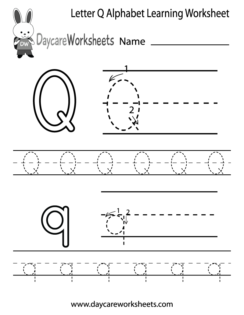 Letter Q Worksheets Free Printables