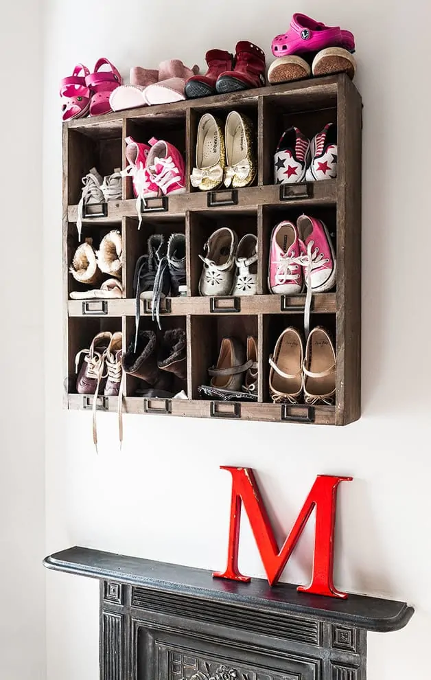 Wall-Mounted Shoe Storage Solutions