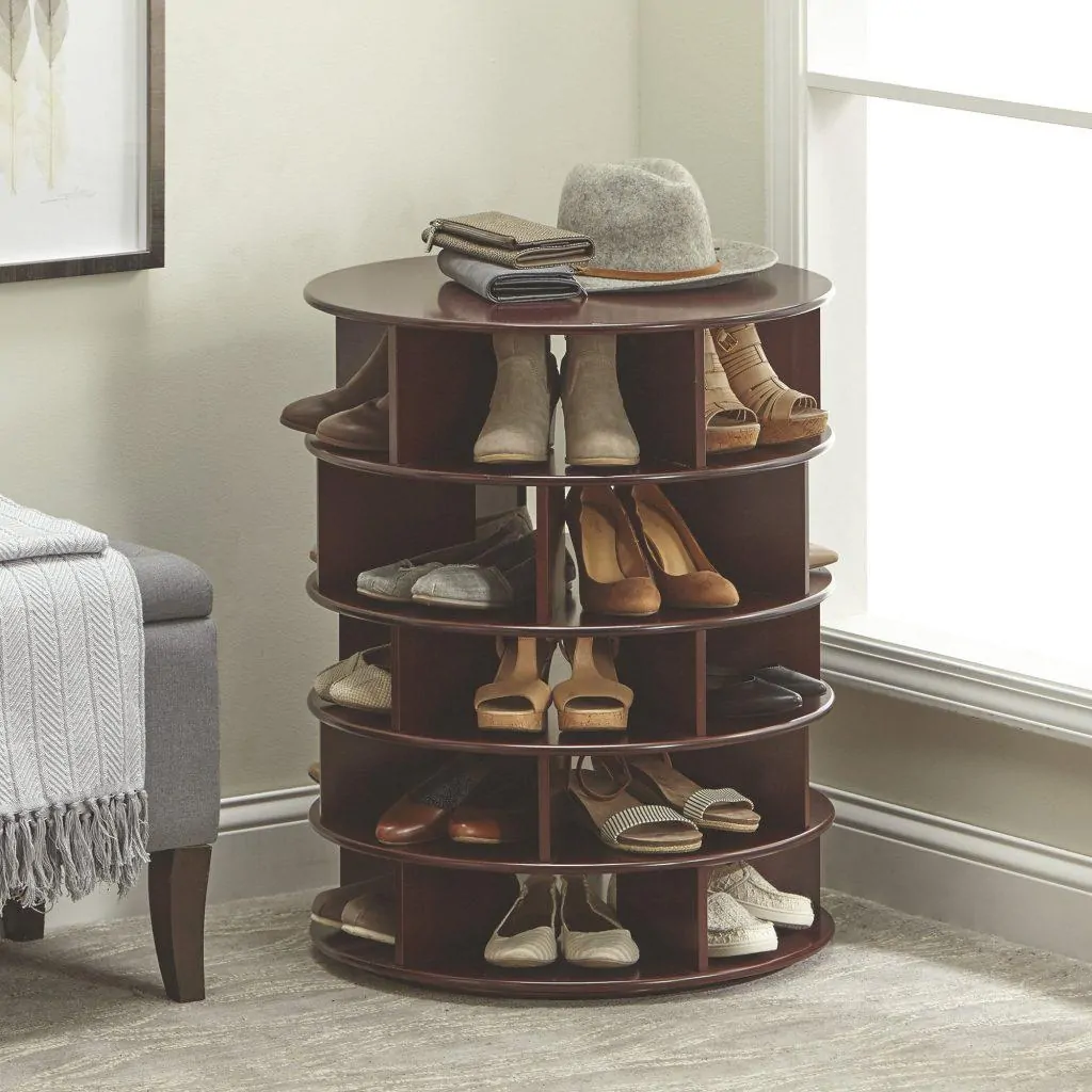 Spinning Shoe Organizer