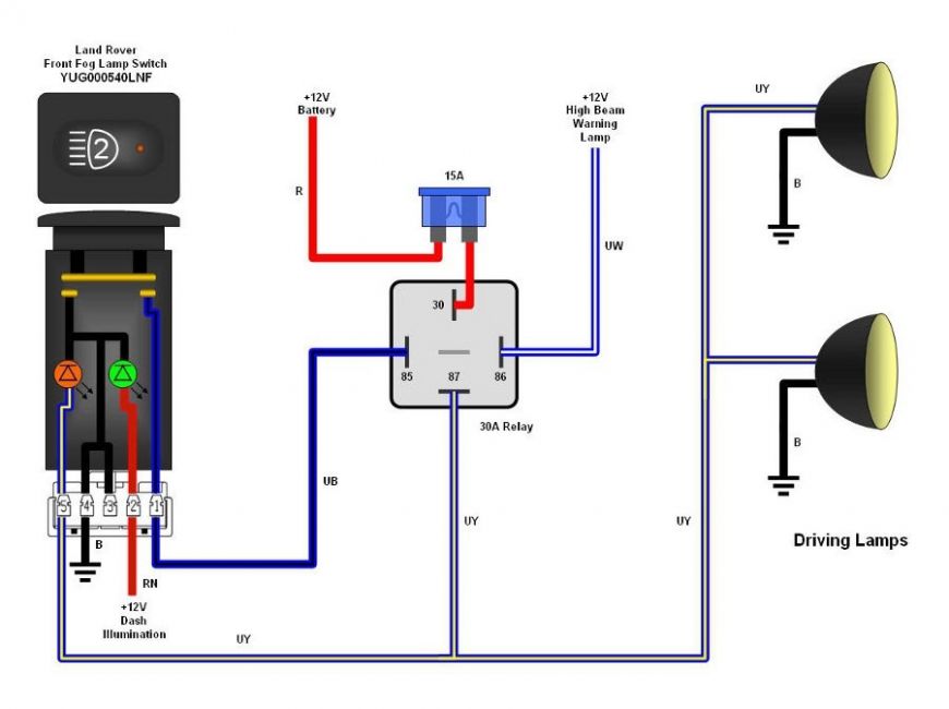 Spotlight Wiring Diagram 100 Series Landcruiser