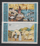 AFARS ET ISSAS - 1973 - N°YT. 381 à 382 - Vie Pastorale - Neuf Luxe** / MNH - Unused Stamps