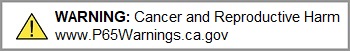 Prop65 Warning