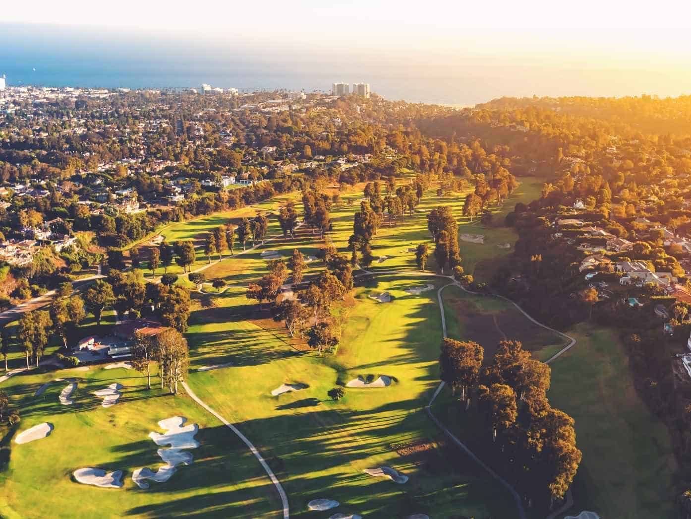 Golf Course Country Club In Los Angeles - Shutterstock