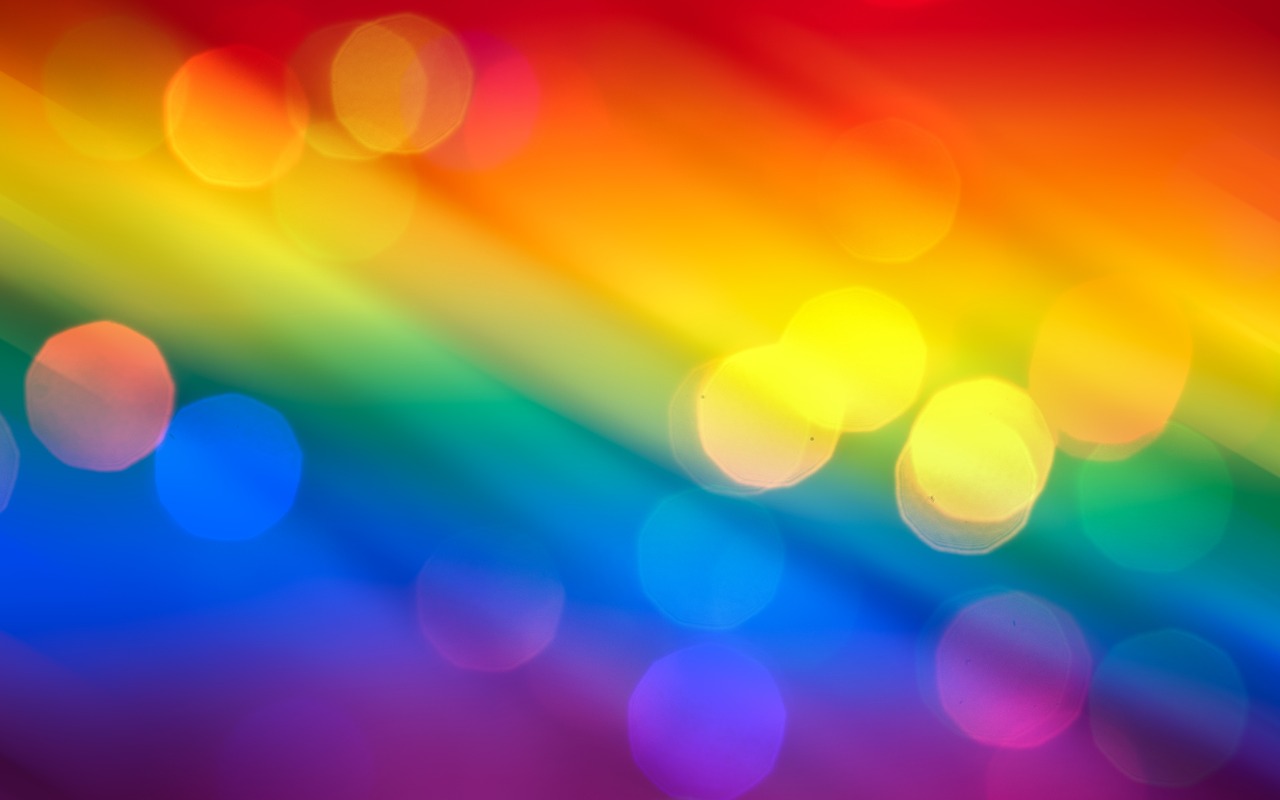 Rainbow Bokeh Background Free Stock Photo Public Domain Pictures | My ...