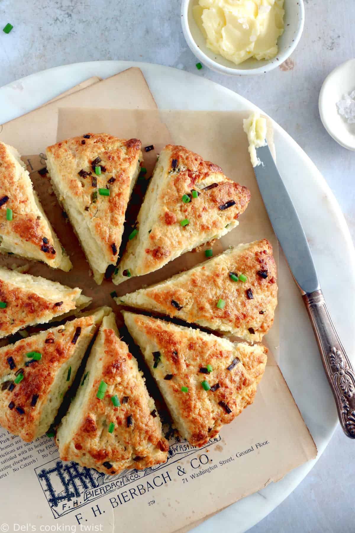 These herb parmesan scones make for a perfect savory scone recipe. You will be amazed by this simple recipe that comes together in one bowl within 30 minutes!