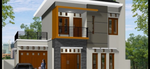 30 Inspirasi Desain Rumah 8 x 10 Meter Terbaru