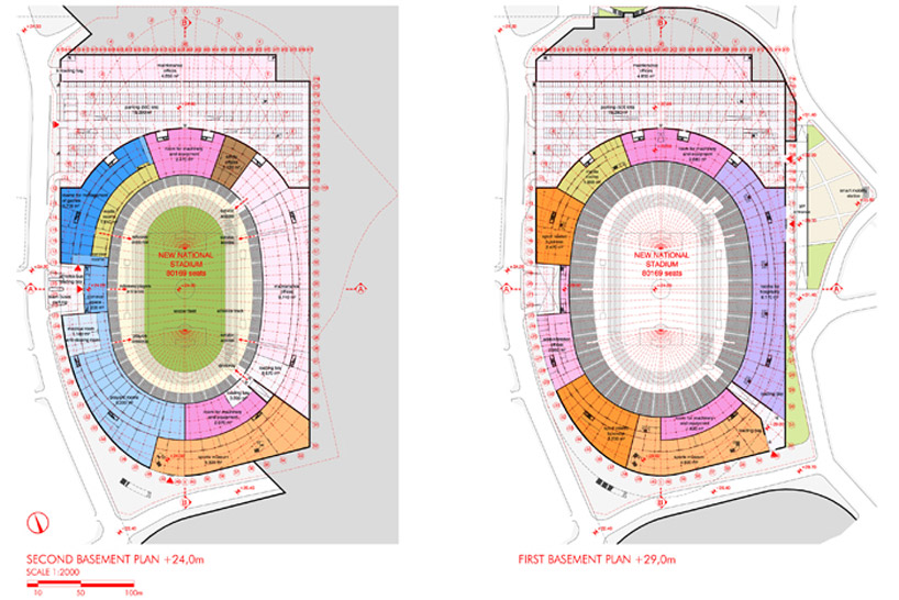 andrea maffei proposal for the new national stadium in tokyo