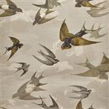 Chimney Swallows Sepia