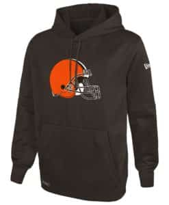 Cleveland Browns Men's New Era Brown Stadium Logo Pullover Hoodie