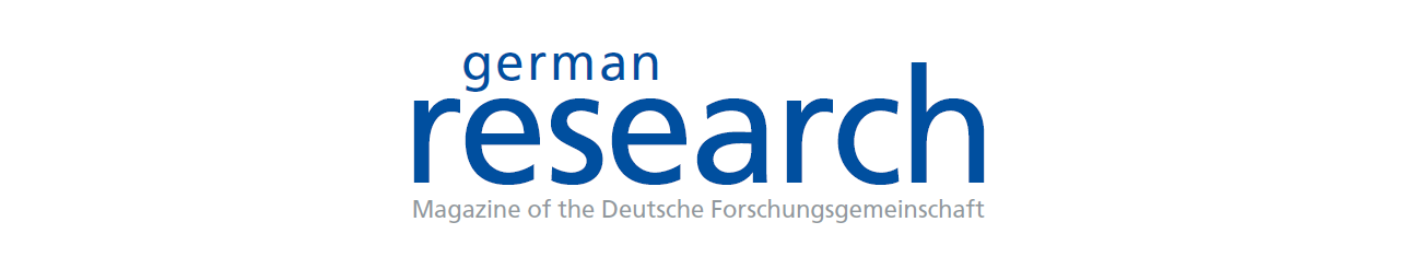 Logo: Magazine ot the DFG - german research