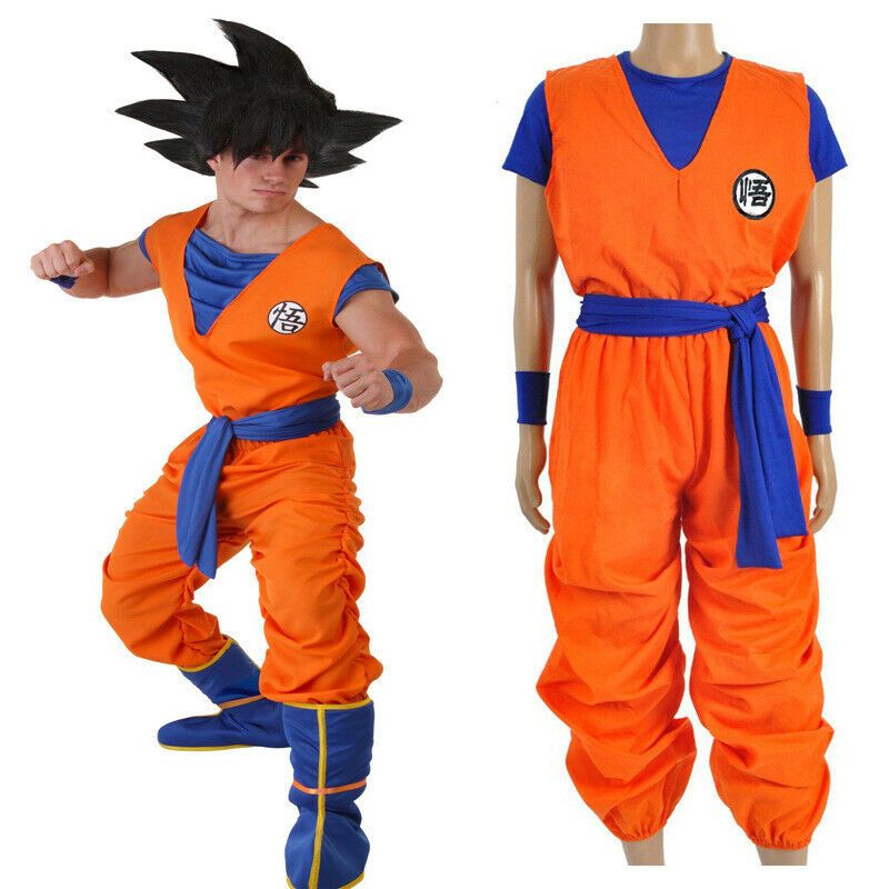 Dragon Ball Z Son Goku Kids Adult Cosplay Costume Party Supplies Full ...