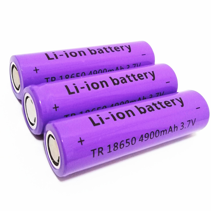 18650 4900MAH 3,7V /4,2 V la batteria a litili litiliti può essere utilizzata nella lampada ricaricabile di cella /LED /torcia luminosa e così via.