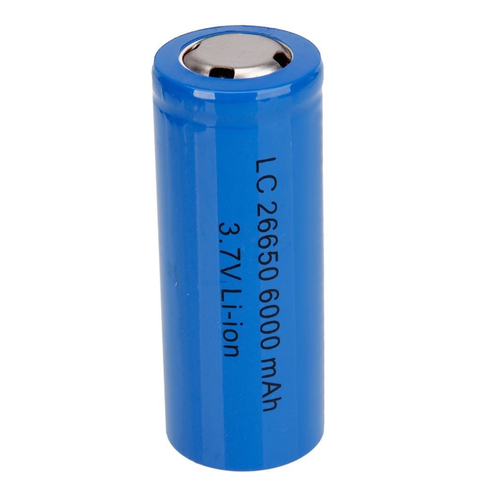 LC 26650 6000MAH 3,7 V Batteria al litio ricaricabile Blu di alta qualità