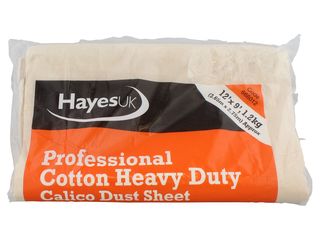 Arctic Hayes 666012 Professional Cotton Dust Sheet 12' X 9'