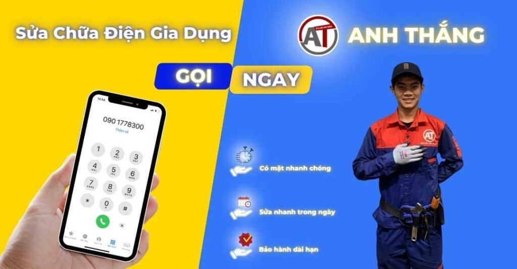 Sửa chữa điện gia dụng gọi ngay Điện lạnh Anh Thắng