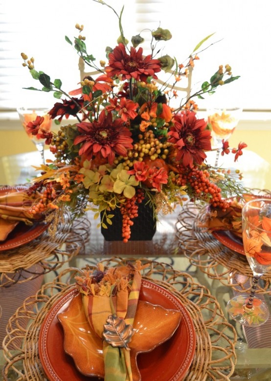 90 Cool Fall Table Settings For Special Occasions And Not Only - DigsDigs