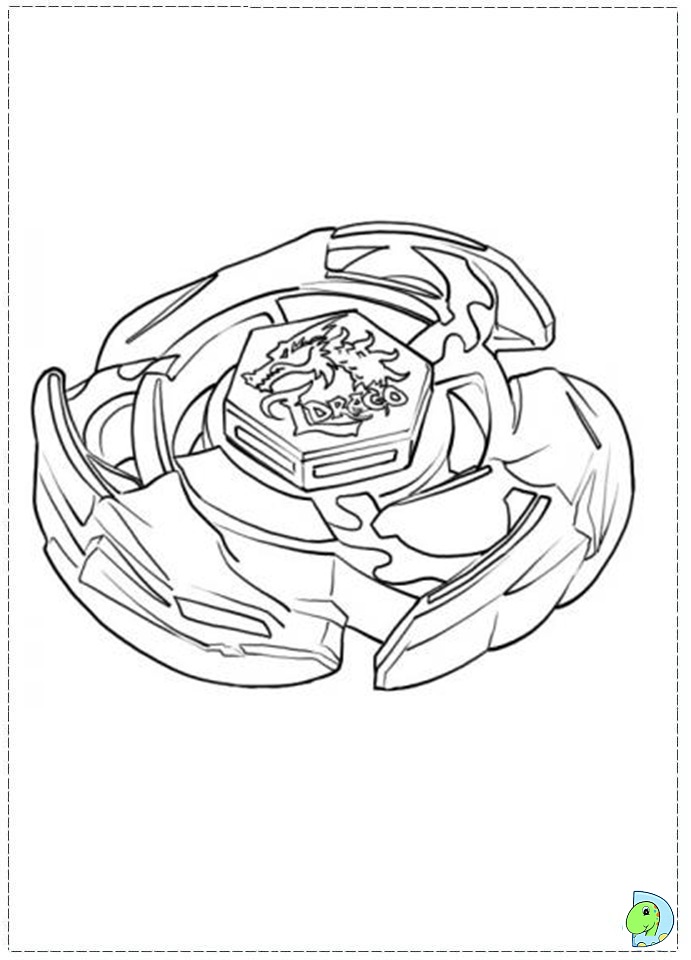 Beyblade Coloring page- DinoKids.org