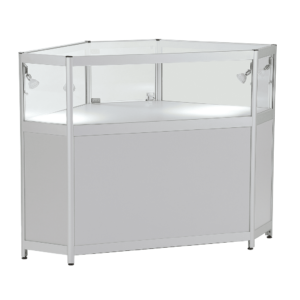 R1591 R1592 Third Glass Showcase Corner Counter