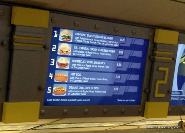 Cosmic Rays Bay 2 Menu