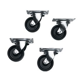 View a larger image of the Middle Atlantic Slim 5 Series Casters (4 Pack) 5W.