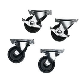 View a larger image of the Middle Atlantic Slim 5 Series Locking Casters (4 Pack) 5WL.