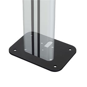 View a larger image of the B-Tech System X Bolt Down Floor Base (Fits BT8381 Column) BT8381-FFB/B.