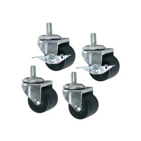 View a larger image of the Middle Atlantic Essex Caster Kit (RCS, QAR, or MMR) CASTERS-K.