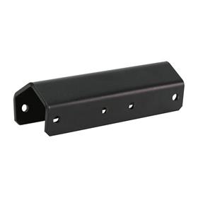 View a larger image of the Peerless Modular Series Pole Coupler (Black) MOD-APC.