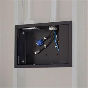 View a larger image of the Chief PAC525F In-Wall Storage Box with Flange.