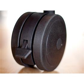 View a larger image of Salamander Designs Archetype Dual Wheel Casters (Set Of 4, BLK) WHEEL here.