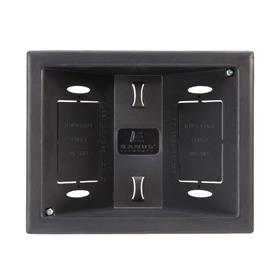 View a large image of the Sanus Elements In-Wall Low Voltage Box (Black) ELM803-B1 here.