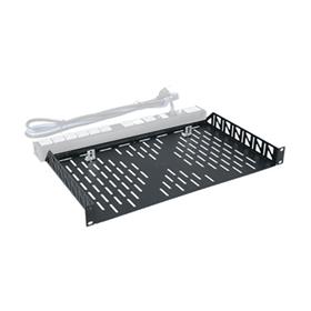 View a larger image of the Middle Atlantic Utility Rack Shelf (1 RU, 10.4 D, Vented) U1V here.