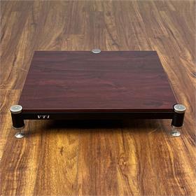 View a larger image of the VTI 3 Post Amp Stand (Silver Cap, Black Pole, Cherry Shelf) BL304SC-01 here.