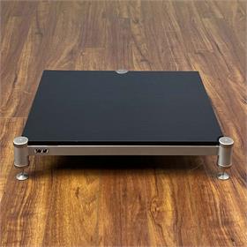 View a larger image of the VTI 3 Post Amp Stand (Silver Cap, Silver Pole, Black Shelf) BL304SSB-01 here.