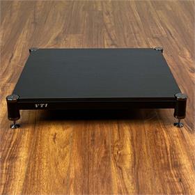 View a larger image of the VTI BL404BB-01 BL Series AMP Stand (Black Cap Black Pole Black Shelf).