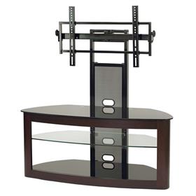 View a larger image of the TransDeco Glass TV Stand with Mount for 35 to 80 inch Screens (Espresso) TD600ES here.