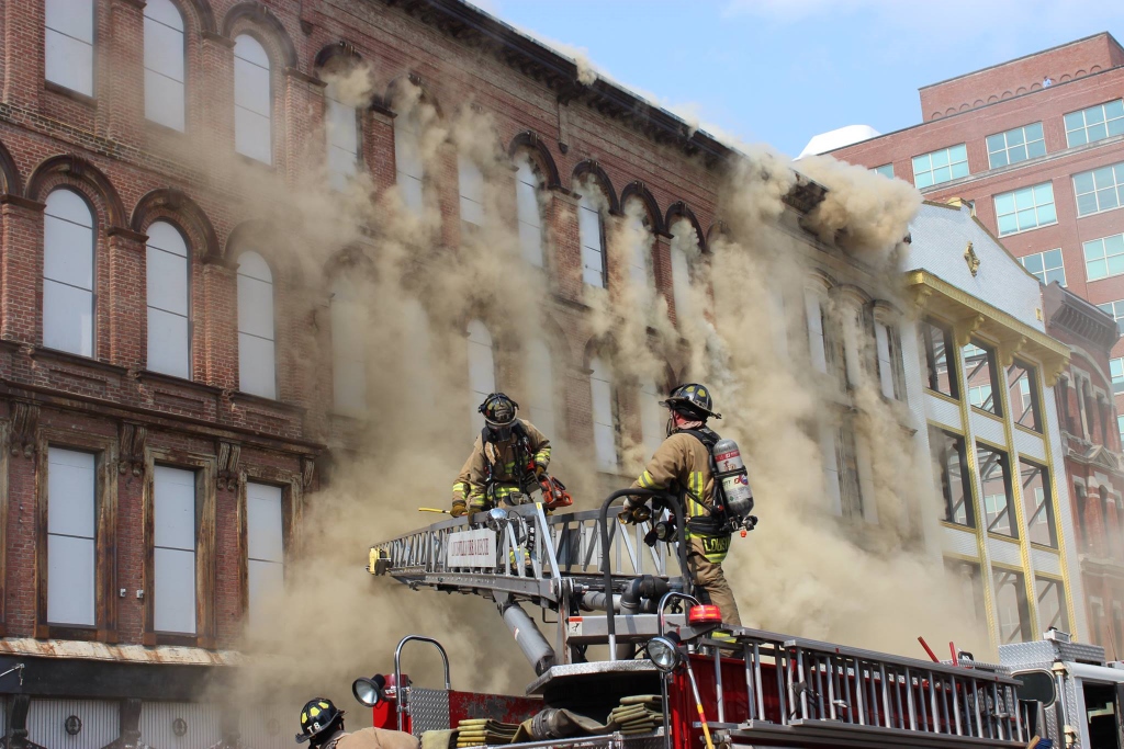 Louisville Division of Fire - Whiksey Row Fire July 6, 2015