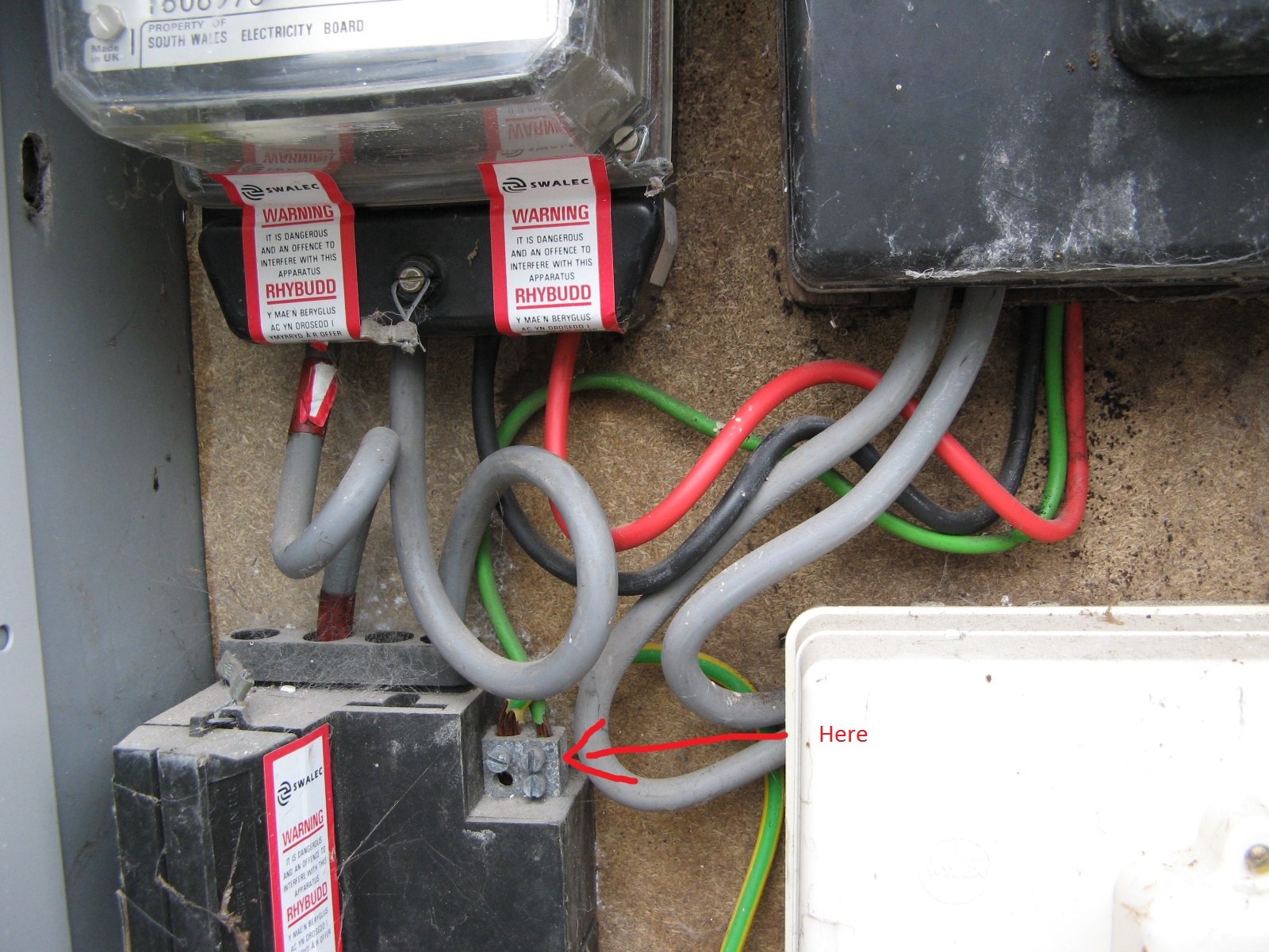 How To Wire Meter Box image.