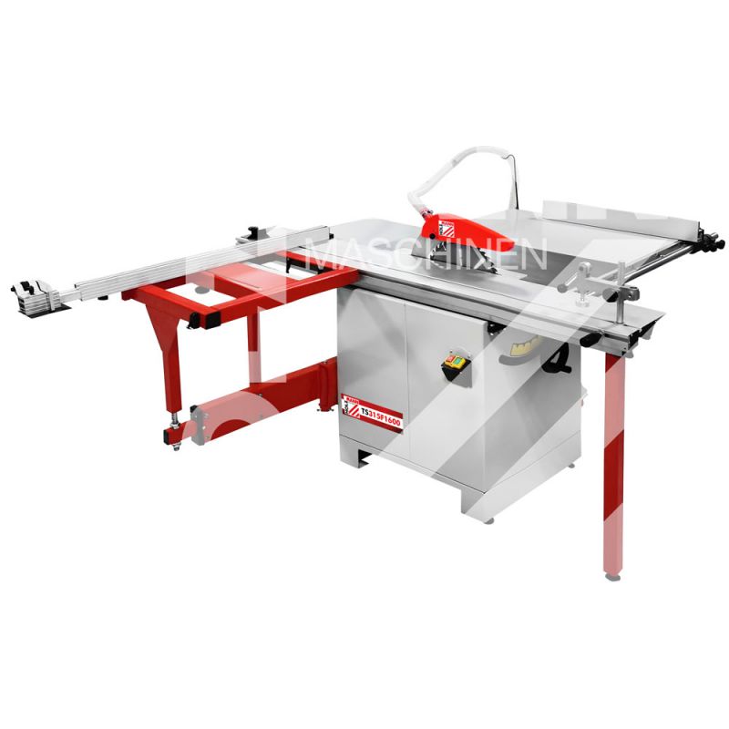 Holzmann TS315F1600 230V 315mm Panel Saw inc. Sliding Table, at D&M Tools