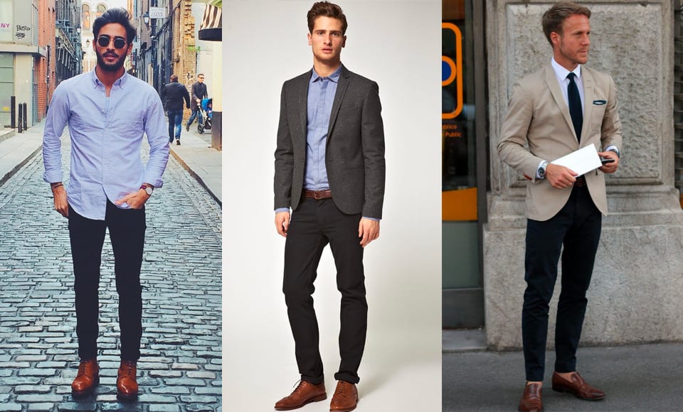 How To Wear Brown Shoes With A Black Suit Or Pants