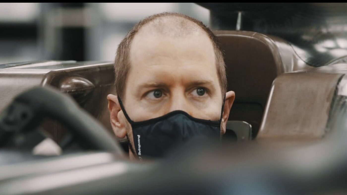 Sebastian Vettel lookalike in vehicle surprises fans.