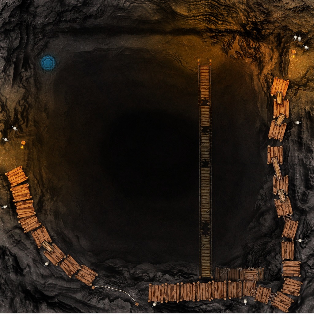 Bottomless Pit Maps - CZRPG | Battlemaps | Dungeon Masters Guild