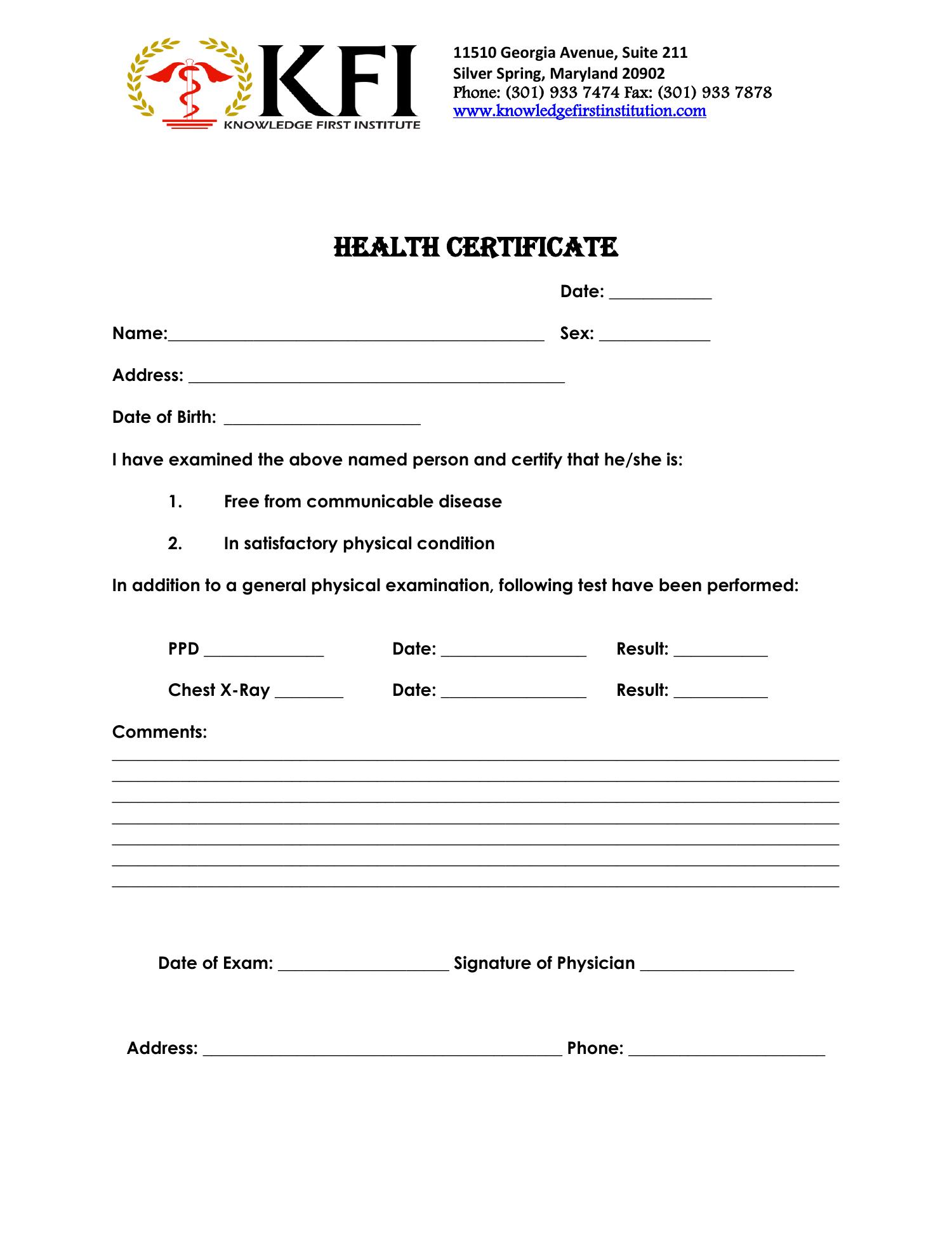 Medical Certificate Form Pdf Medical Certificate Form - vrogue.co